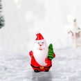 thumbnail image 2 of HCTSHG Santa Claus Ornament, Resin Santa Clause Decoration Tiny Santa Claus Mini Figurines for Crafts Mini Santa Claus for Crafts Christmas Figurine Indoor Cupcake Decorations, 2 of 9
