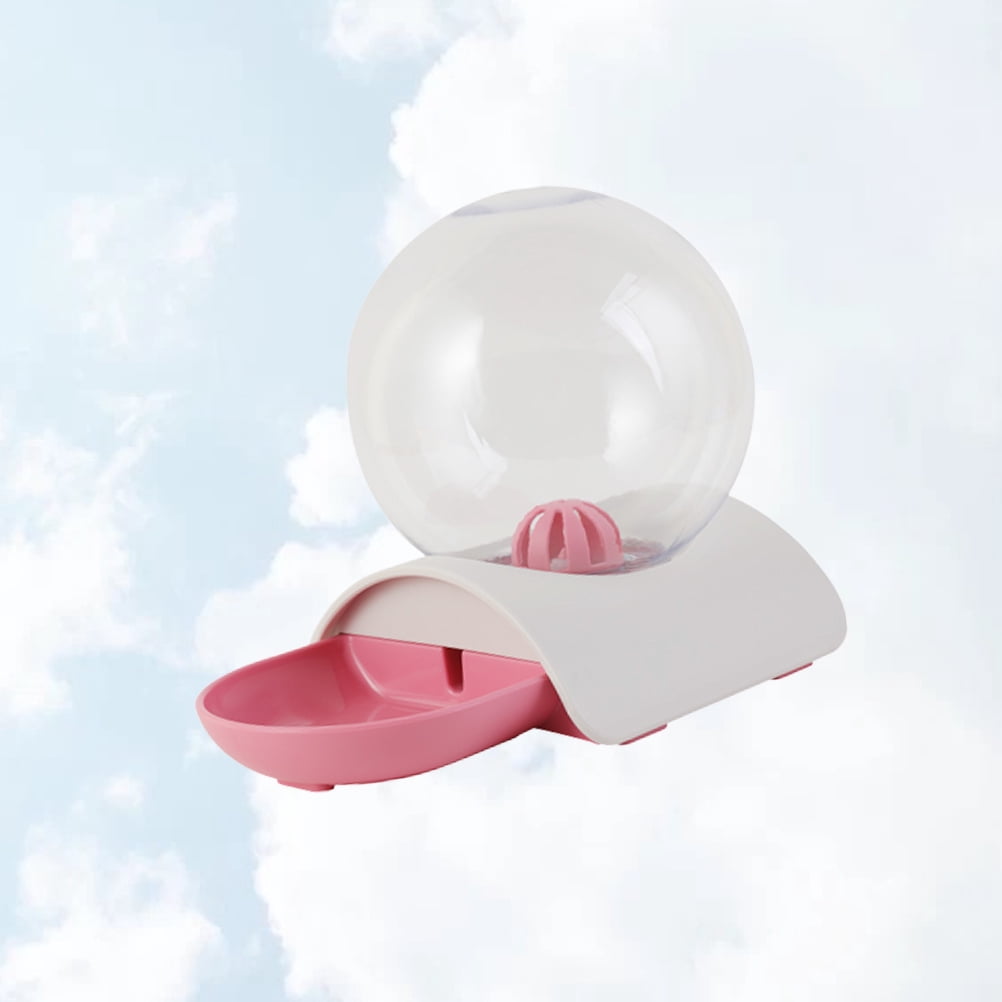PBPBOX Durable Pink Automatic Water Dispenser for Pets Smooth Surface Water Bowl