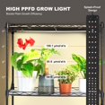 thumbnail image 4 of Soporte para plantas con luz de cultivo VEVOR de 4 niveles, 45 W, espectro completo, 4 of 9