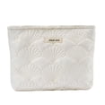 thumbnail image 1 of Estuche de maquillaje uekeboag blanco acolchado de algodón Coquette 03White, 1 of 7