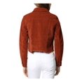 thumbnail image 2 of Hidden Womens Brown Frayed Corduroy Jacket Size: M, 2 of 4