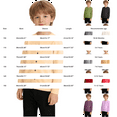 thumbnail image 3 of Ruyang Boys Girls Preppy Knitted Sweater Cardigan Kids Ribbed Knit Sweaters Plain Warm Button Down Crewneck School Shirt, 3 of 4