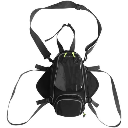 LOLIPPYY Motorbike Tank Bag Black Waterproof Magnetic Motorcycle Fuel Storage Gear