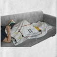 thumbnail image 6 of Educational Soft Flannel Fleece Blanket, Series and Parallel Circuits Voltage Electric Science Equipment Print, Cozy Plush for Indoor and Outdoor Use, 50" x 60", Red Marigold Black, by Ambesonne, 6 of 6