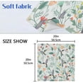 thumbnail image 5 of Coolnut Set of 6 Beautiful Bird in Flower Forest Satin Napkin Square 20 Inches Table Napkins Soft Smooth Decorative Napkins for Wedding Banquet Party Decoration, 5 of 6