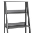 thumbnail image 3 of Madesa Modern Home Ladder Shelf Bookcase, 5-Tier Bookshelf Organizer, Industrial Standing Storage Book Shelves, Bookcase (Textured Grey), 3 of 6