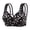BlackA, variant on Posture Support Bras for Women Front Closure Crossback Wireless Bra Seamless Full Coverage Push Up Bralettes