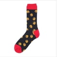 thumbnail image 1 of Dianli Cadeaux pour Femmes Cadeaux pour Femmes Hommes Mode Hommes Femmes Unisexe Décontracté Coton Imprimé Bas Mi-Bas Chaussettes 1 Paire de Chaussettes Rouge, 1 of 1
