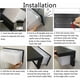 thumbnail image 3 of Moderna lámpara de pared LED para exteriores, 12 W, impermeable, IP65, iluminación de aluminio antracita, luz decorativa para patio, jardín, terraza, pared cerrada, camino, patio, 3 of 5