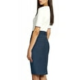 thumbnail image 3 of Lexi Women's Super Comfy Perfect Fit Stretch Denim Skirt, 3 of 3