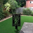 thumbnail image 3 of Glowneon Warning Parson Russell Terrier Dog Metal Yard Stake Decor, 3 of 5