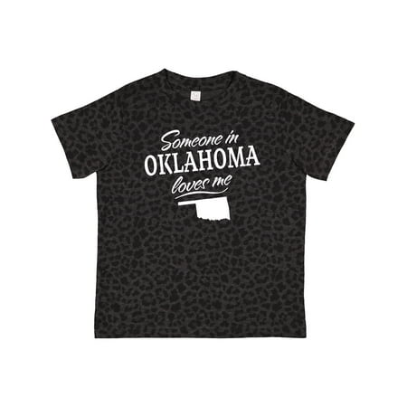 

Inktastic Someone in Oklahoma Loves Me Gift Toddler Boy or Toddler Girl T-Shirt
