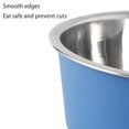 thumbnail image 5 of Clearance! Cat Dog Bowl Stainless Steel Cat Bowls Puppy Cat Feeder Non-slip Crash Cats ​Food Bowl Gray L, 5 of 7