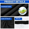 thumbnail image 4 of 2Pcs Neck Gaiters for Men Women UV Sun Protection Headwear Bandana Multi Use Face Scarf Reusable Black Scarf Mask for Sports Hiking Cycling, 4 of 7