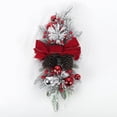 thumbnail image 3 of Couronne d'Escalier Sans Fil Pré-Éclairée pour Noël, Année, Ronde, pour Porte d'Entrée, Couronnes et Grandes Couronnes pour Porte d'Entrée, Grandes Couronnes pour Extérieur, Couronne Solaire, 3 of 3