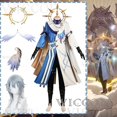 thumbnail image 4 of Disfraz de Cosplay de Honkai Star Rail Sunday, pendiente, disfraz de Mr. Sunday, uniforme de Halovian, Halloween, carnaval, juego de rol, decoración para el cabello, alas, 4 of 5