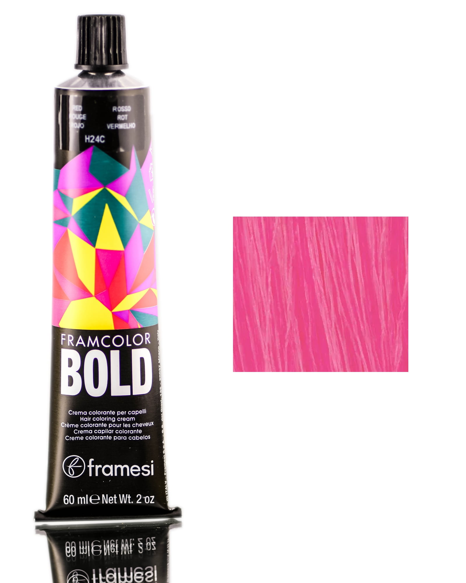Framesi FramColor Bold Hair Coloring Cream - Pink  2 oz