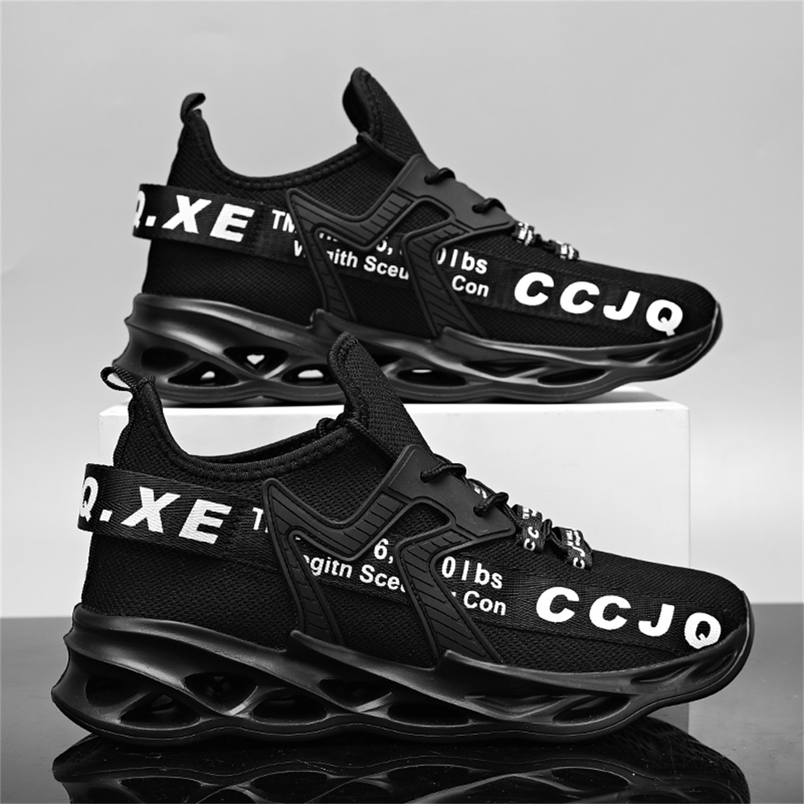 Hiigyl Men's Running Shoes Fashion Gym Jogging Walking Fitness Sneaker