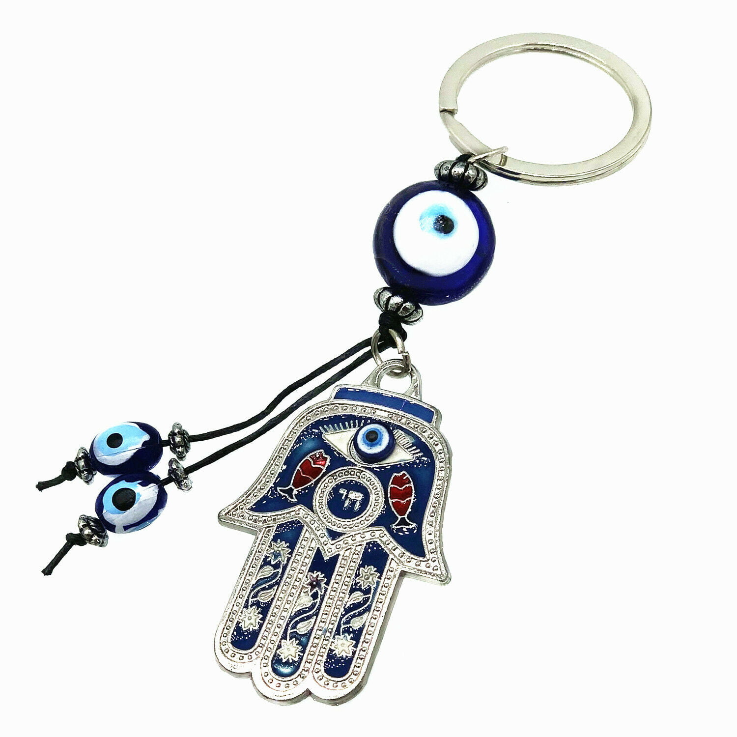 Easy Install Removable Blue Eye Keychain Gift US Seller 