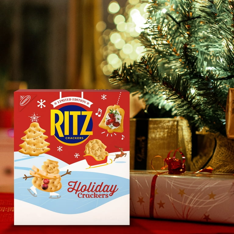 SW Dezatopia & Mecha Ritz Veloce 限定版 新品 RITZ, Holiday Crackers, 12.3 oz, Festive Shapes for Parties