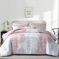 thumbnail image 2 of Flymme Twin Comforter Set 5 Pieces Floral Bedding Sets Twin Bed in a Bag Pink Flowers Comforter Sets with Sheets for Girls Women Bedroom Decor, 2 of 8