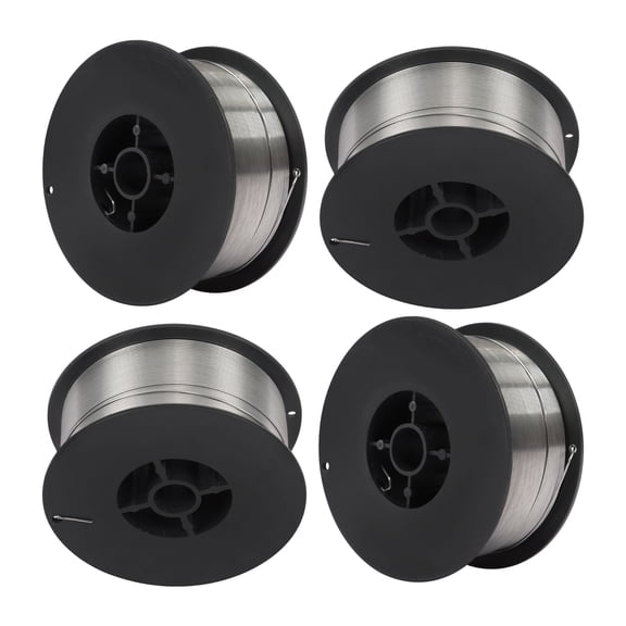 4Pcs E71T-GS Flux Core Gasless MIG Wire .035" Diameter 2lb Spool Welding Wire