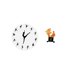thumbnail image 5 of Reloj de pared,Reloj de pared con bailarina,reloj decorativo colgante.,Relojes de pared silenciosos Reloj decorativo de tiempo silencioso,Escultura de pez,Escultura de pez,decoración del, 5 of 8