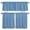 Blue, variant on 3PCS Kitchen Curtain Valance and Tiers Set, Vintage Forest Green Kitchen Curtains Set Window Curtain Valances, Farmhouse Retro Solid Color Linen Texture Rod Pocket Bedroom Cafe Curtain 24'' Length