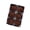 Brown, variant on Christmas Velvety Gift Set 6Pcs Flocking Tree Decorations Sturdy Holiday Party Decorative