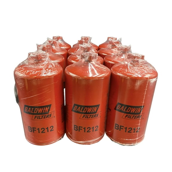 BF1212 Baldwin Fuel/Water Sep. Filter Replace Cummins 3308638, FS1212, P55800 Pack of 12