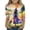 #A02-Purple, variant on Abcomgle Halloween T-Shirts for Girls Spooky Witches Graphic Shirts for Kids Crewneck 3/4 Sleeve T Shirts for Girls Fall Funny Scary Top for Girls