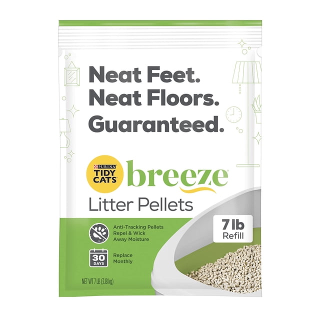 Recambio Litter Pellets Tidy Cats Breeze, 4 bolsas, 3,2 kg