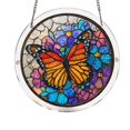 thumbnail image 2 of Tong Acrylic Puzzle Style Colored Glass Style Hanging Featuring Unique Irregular Shapes As Home Art Which Can Be Installed On Windows2, 2 of 4