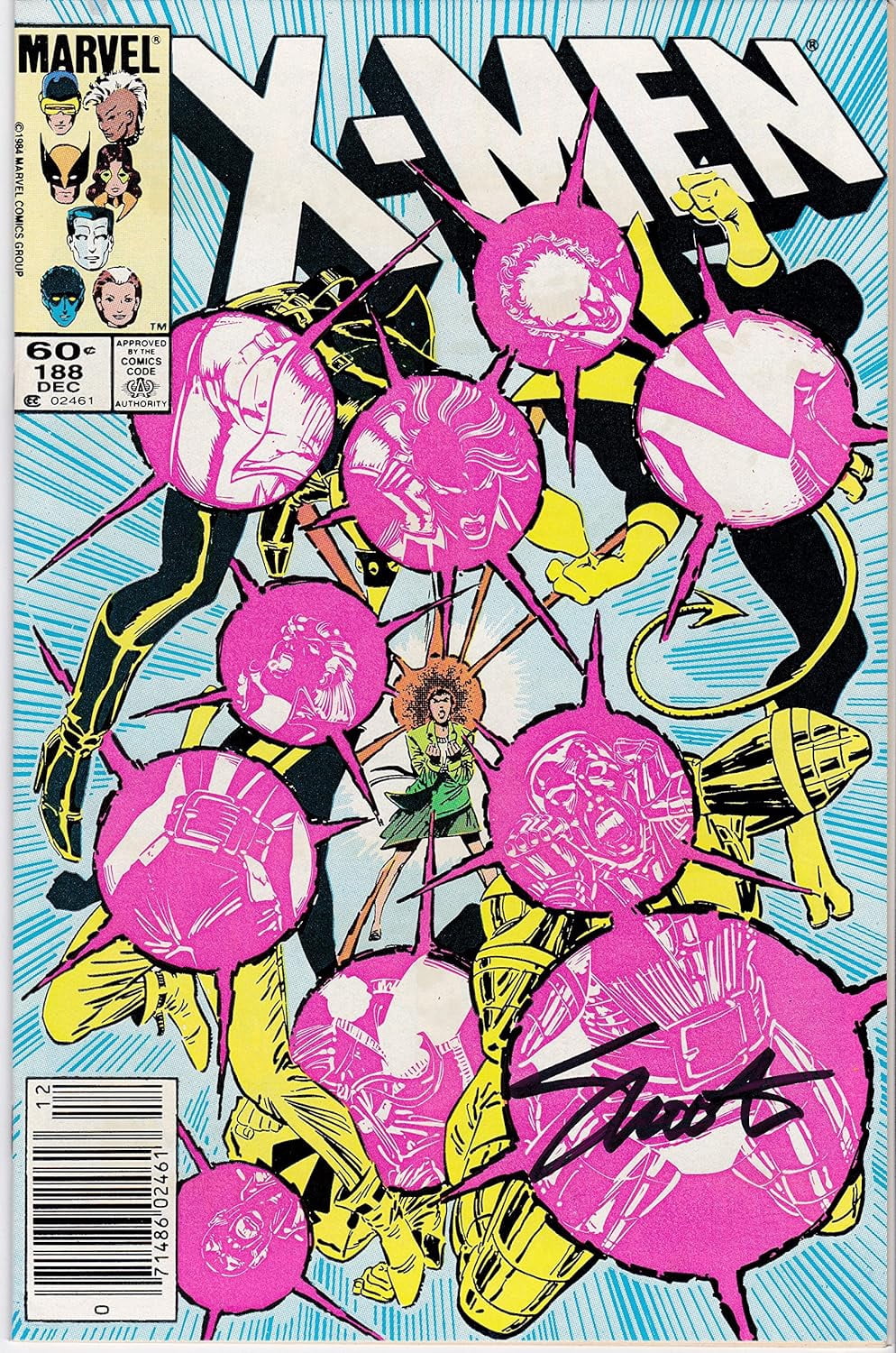 Uncanny X-Men #188 Signed Jim Shooter