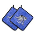 thumbnail image 1 of Par de soportes para macetas Caroline's Treasures Frog 8687PTHD 7.5HX7.5W multicolor, 1 of 1