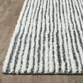 thumbnail image 4 of Loomaknoti Vemoa Altomarze 9' x 12' Blue Stripe Indoor Polyester Area Rug, 4 of 10