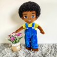thumbnail image 1 of Baby Dolls Baby Boy Gifts Soft Stuffed Animals David Skin in Blue, 1 of 3