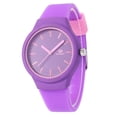 thumbnail image 4 of Naierhg Casual Women Candy Color Silicone Band No Number Round Dial Quartz Wrist Watch Black, 4 of 6