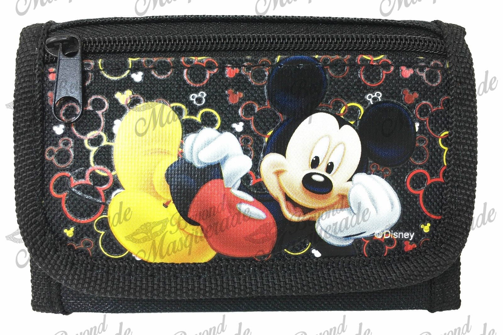 Disney Mickey wallet Set of 3 Children Boys Girls Wallet Kids Cartoon Coin Purse 