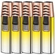 thumbnail image 1 of Encendedor Compacto Resistente ColorTorchYellow 5 Pzas Amarillo/Plata Recargable Metal Gas Butano., 1 of 1