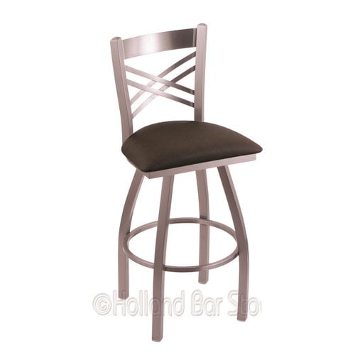 and 360 swivel Allante  Seat 820 Catalina 25" Counter Stool with Pewter Finish 