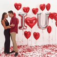 thumbnail image 4 of Globos LHOAVWE en forma de corazón rojo «I LOVE YOU» para el Día de San Valentín, 4 of 6