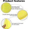 thumbnail image 2 of Car Wax Applicator Pads, Sponge Car Polishing Pad, Soft Foam Applicator Cleaning Pads For Cleaning Car Vehicle Window Glass, Yellow (18 Pcs), 2 of 4