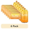 (6 pack) bubly Orange Creamsicle Sparkling Water, 12 fl oz, 8 Pack Cans