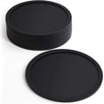 thumbnail image 1 of Posavasos para bebidas de 8 piezas, posavasos de silicona antideslizantes y lavables, adecuados para beber en casa y al aire libre, 1 of 3