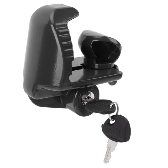 Heavy Duty Universal Trailer Hitch Lock for 1-7/8 inch 2 inch and 2-5/16 inch Couplers - Black