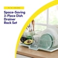 thumbnail image 2 of Juego de escurridores de platos Sweet Home Collection que ahorra espacio, 2 of 6