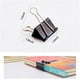 thumbnail image 4 of Clips grandes para carpetas de 1,6 pulgadas (paquete de 24), pinzas para papel grandes para suministros de oficina, ancho de 1,6 pulgadas/41 mm, capacidad de 0,7 pulgadas/18 mm, color negro, 4 of 6