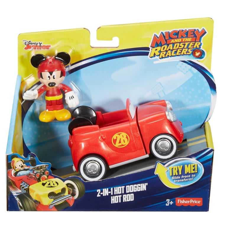 Disney Mickey and the Roadster Racers 2-In-1 Hot Doggin' Hot Rod