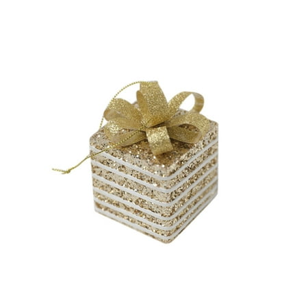 

Heiheiup Christmas Decoration Foam Gift Box Christmas Tree Decoration Accessories Chandelier Beads Acrylic